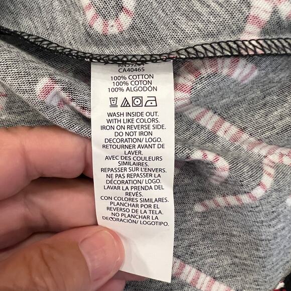 **NWT Children's Place Black W/Candy Cane Christmas Skater Dress - - Picture 9 of 9